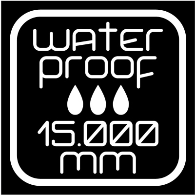 WATERPROOF (impermeabilità) 15000 mm